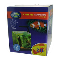 Акваріум НАНО AQUA NOVA NANO LED 21л, чорний (26*29*31см)