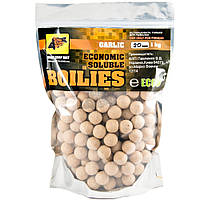Бойлы Carp Classic Baits Economic Soluble, Ø20mm, Garlic, 1kg, Димні