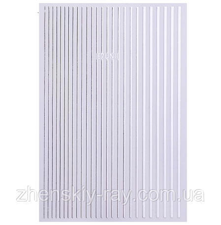 Металізовані гнучкі смужки для декору нігтів