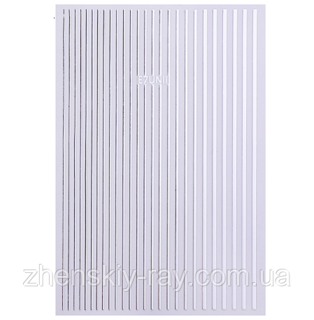 Металізовані гнучкі смужки для декору нігтів, фото 1