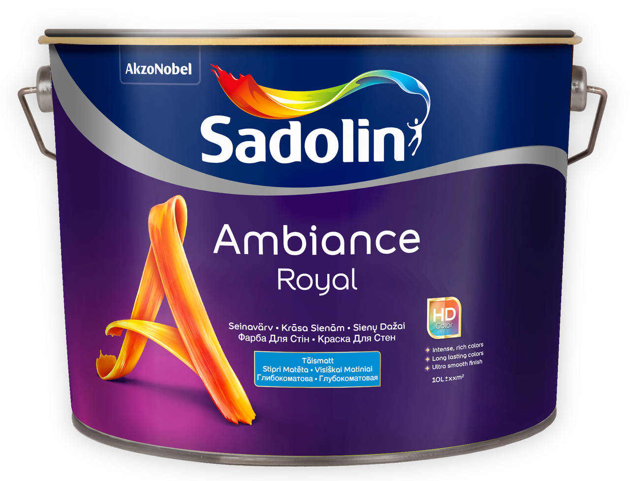 Акриловая краска Sadolin Ambiance Royal, 10 л, белая (Садолин Эмбианс Роял) - фото 2 - id-p1003217740