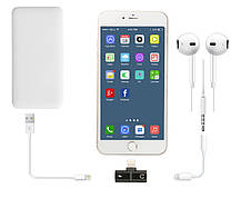Перехідник адаптер Ulanzi для смартфонів Apple 2 в 1 Double Lightning Metal Black, фото 4