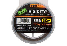 Повідцевий матеріал монофільний Fox Rigidity Chod Filament 0,57mm, CAC611