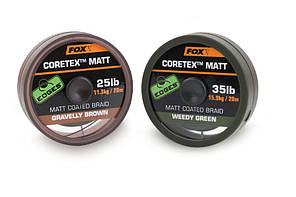 Поводочний матеріал в обплетення Fox Matt Coretex