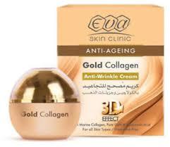 Колагеновий 3D-крем проти зморщок для всіх типів шкіри обличчя, Anti-Ageing gold Collagen Єва колаген, Єгипетський