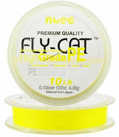 Шнур NTEC Fly Cat Fluro Yellow