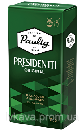 Кофе молотый Paulig Presidentti original , 250г, фото 2