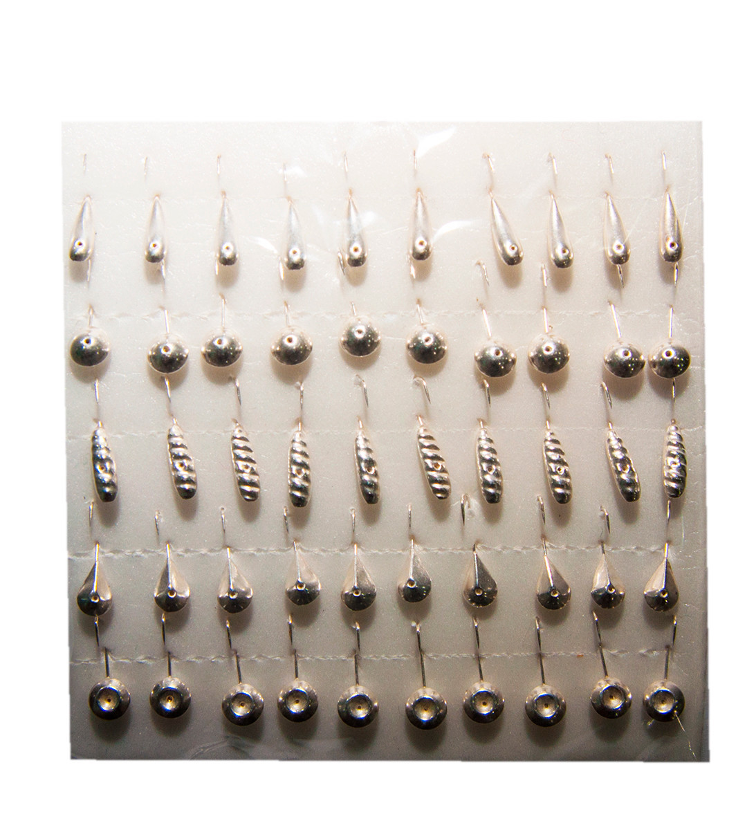 Мормишка Кобра Срібло, 50шт/уп