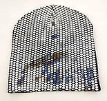 Оптом шапки 50 52 і 54 розмір трикотажна дитяча шапка головні убори дитячі гурт (ОШ161), фото 2