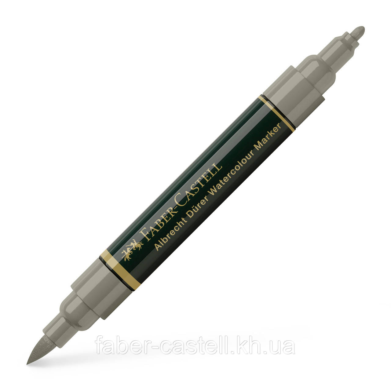 Акварельний двухсторонній маркер Albrecht Dürer Faber-Castell колір теплий сірий IV №273 , 160573