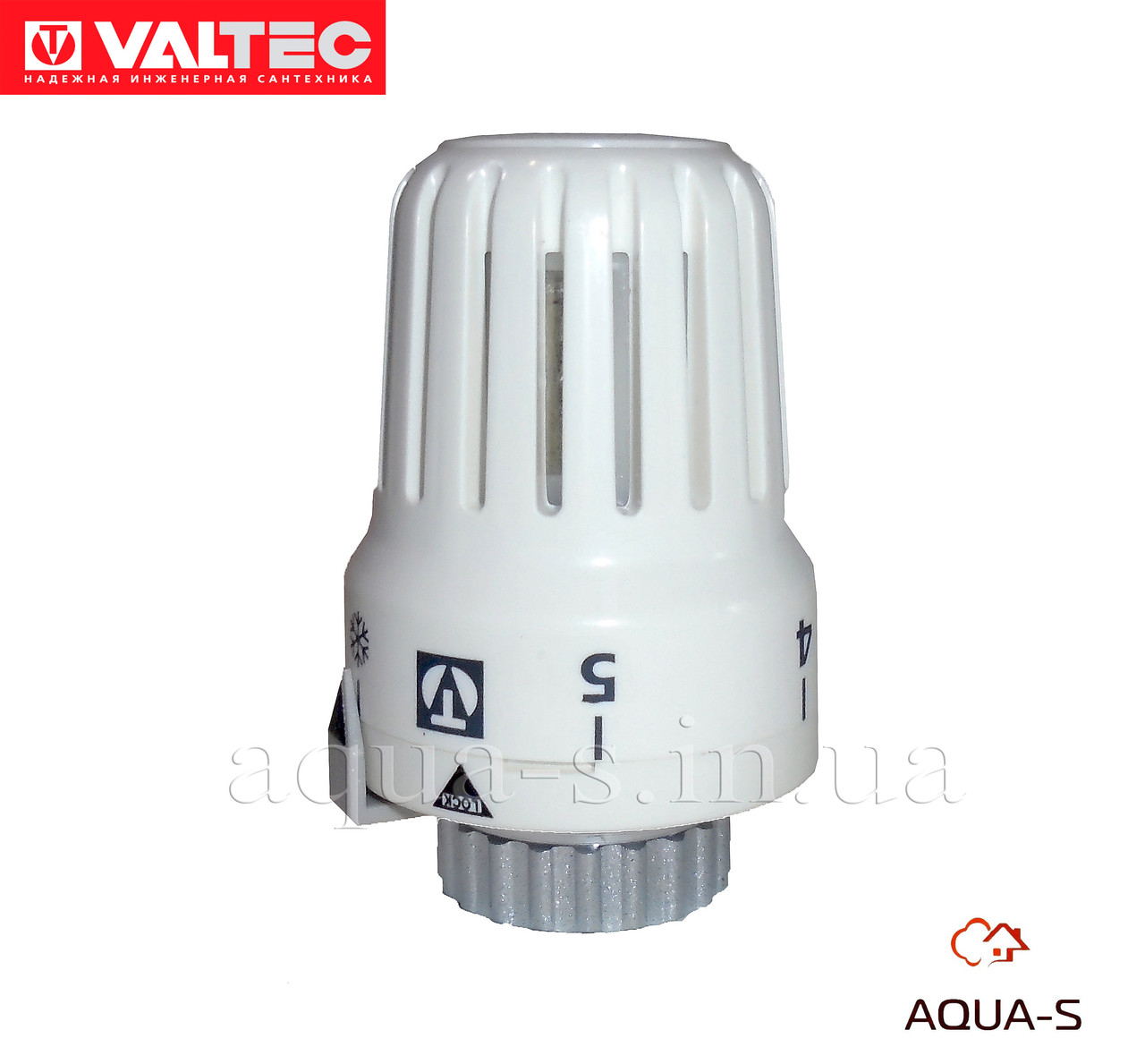 Головка термостатична Valtec VT3000 рідинна для клапанів з різзю (M30x1.5) VT.3000.0.0