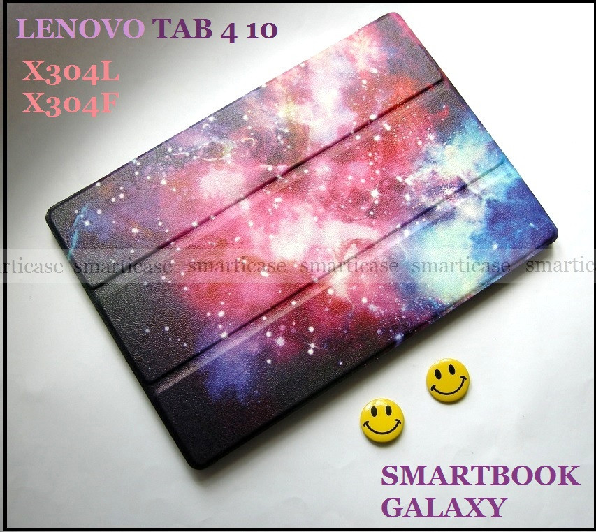 Кольоровий чохол-книжка Smartbook Galaxy для Lenovo Tab 4 10 X304F X304L