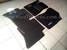 Ворсові килимки Geely МК/MK Cross (Чорні)