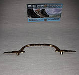 Ручка камодна Ferro Fiori CL 7070.096 античне золото 96 мм, фото 6