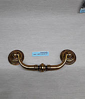 Ручка меблева Ferro Fiori CL 7050.110 античне золото 110 мм