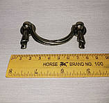 Ручка меблева Ferro Fiori CL 7030.064 бронза 64 мм, фото 6