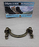 Ручка меблева Ferro Fiori CL 7030.064 бронза 64 мм, фото 7