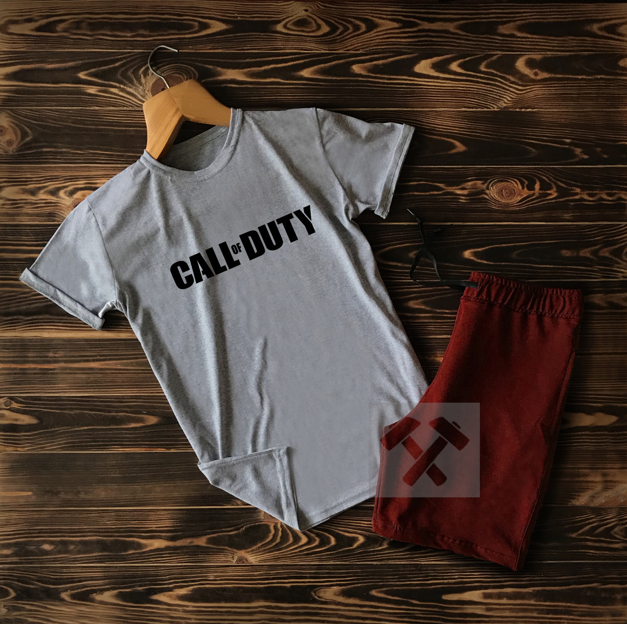 Cпортивні чоловічі шорти та футболка Call of Duty (кал д'юті)/ Літні комплекти для чоловіків