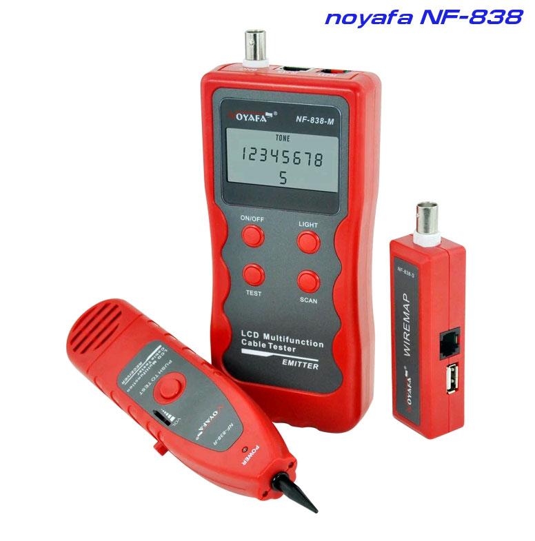 Noyafa NF838 кабельний тестер, трасошукач, спотворення прихованого проведення