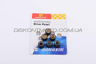 Ролики варіатора Honda 16*13 мм 9,5 г 139QMB,GY6-50 (чорні) DONGXIN