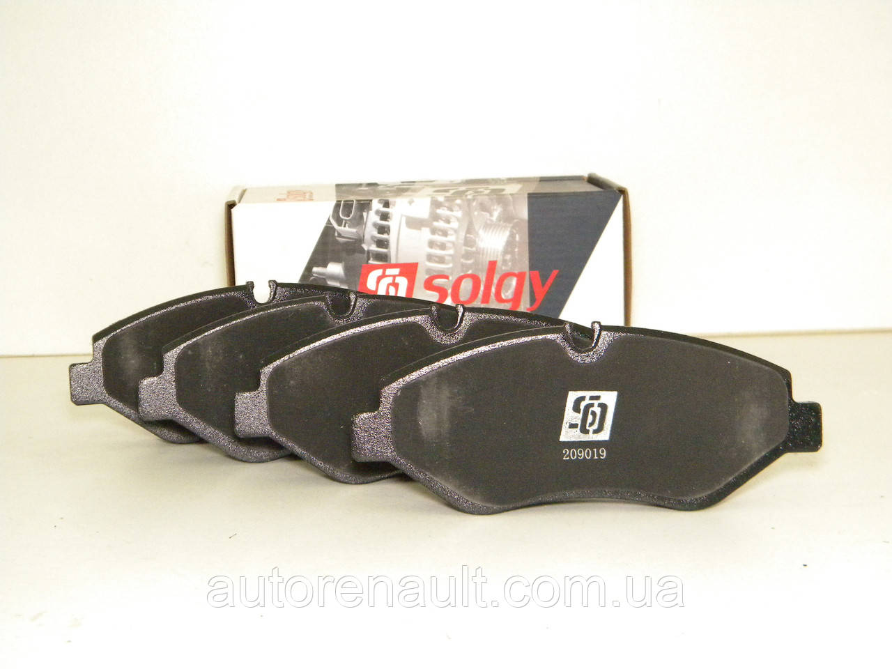Гальмівні колодки передні на Фольксваген Крафтер": 30-35 2006-> SOLGY— 209019, фото 1