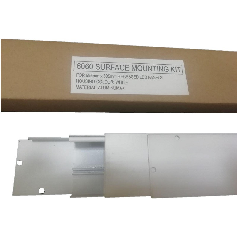 Алюмінієва рамка-перехідник для накладного монтажу світлодіодних LED панелей 600х600 Surface Kit