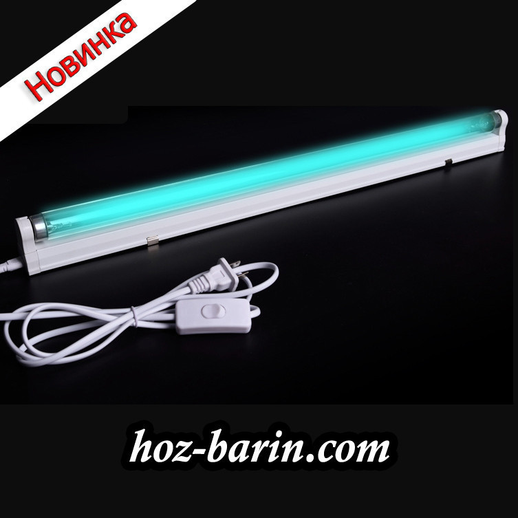 Лампа бактерицидна ультрафіолетова для дезінфекції приміщень потужність 8W