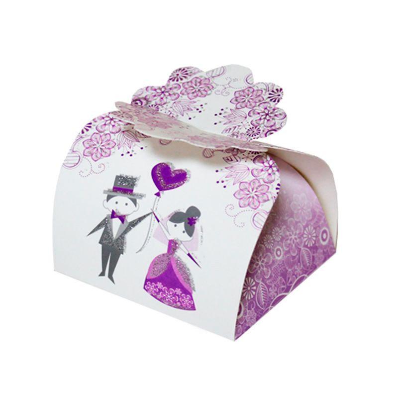 🔥 Хит! Эстетичная свадебная Бонбоньерка 5х5х5 см, для Угощений 234