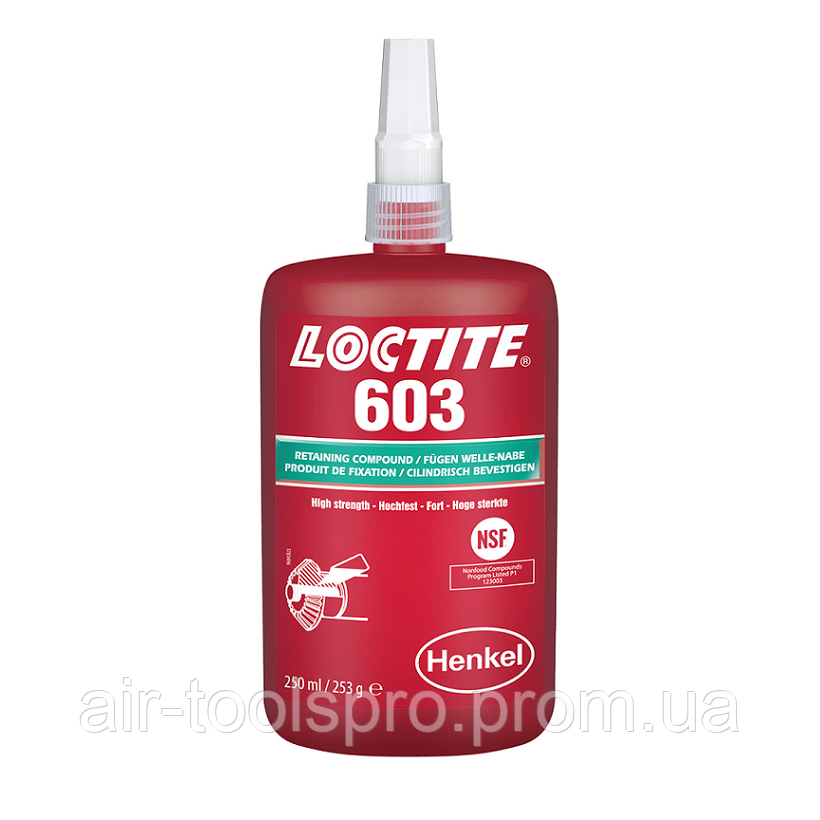 Фиксатор вал-втулка Loctite 603, LOCTITE 142443, 250 мл - фото 1 - id-p1002944744