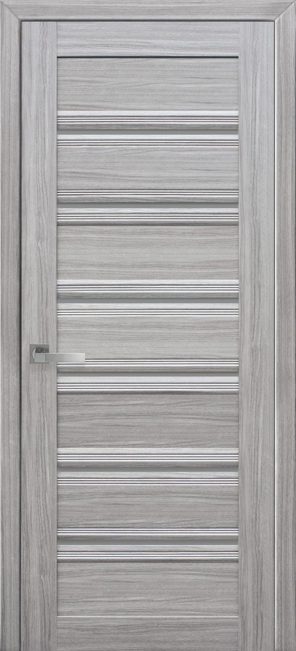Міжкімнатні двері Новий стиль Венеція С1 GR Перли срібний