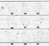 Іграшка фігурка з фанери для розмальовування, творчості, декупажу — свиня , фото 6