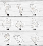 Іграшка фігурка з фанери для розмальовування, творчості, декупажу — крокодил Гена, фото 4