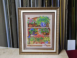 Оформлення вишивок із паспарту.