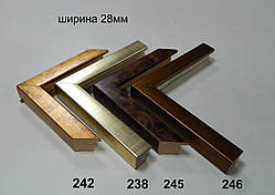 Багет дерев'яний до 30 мм.