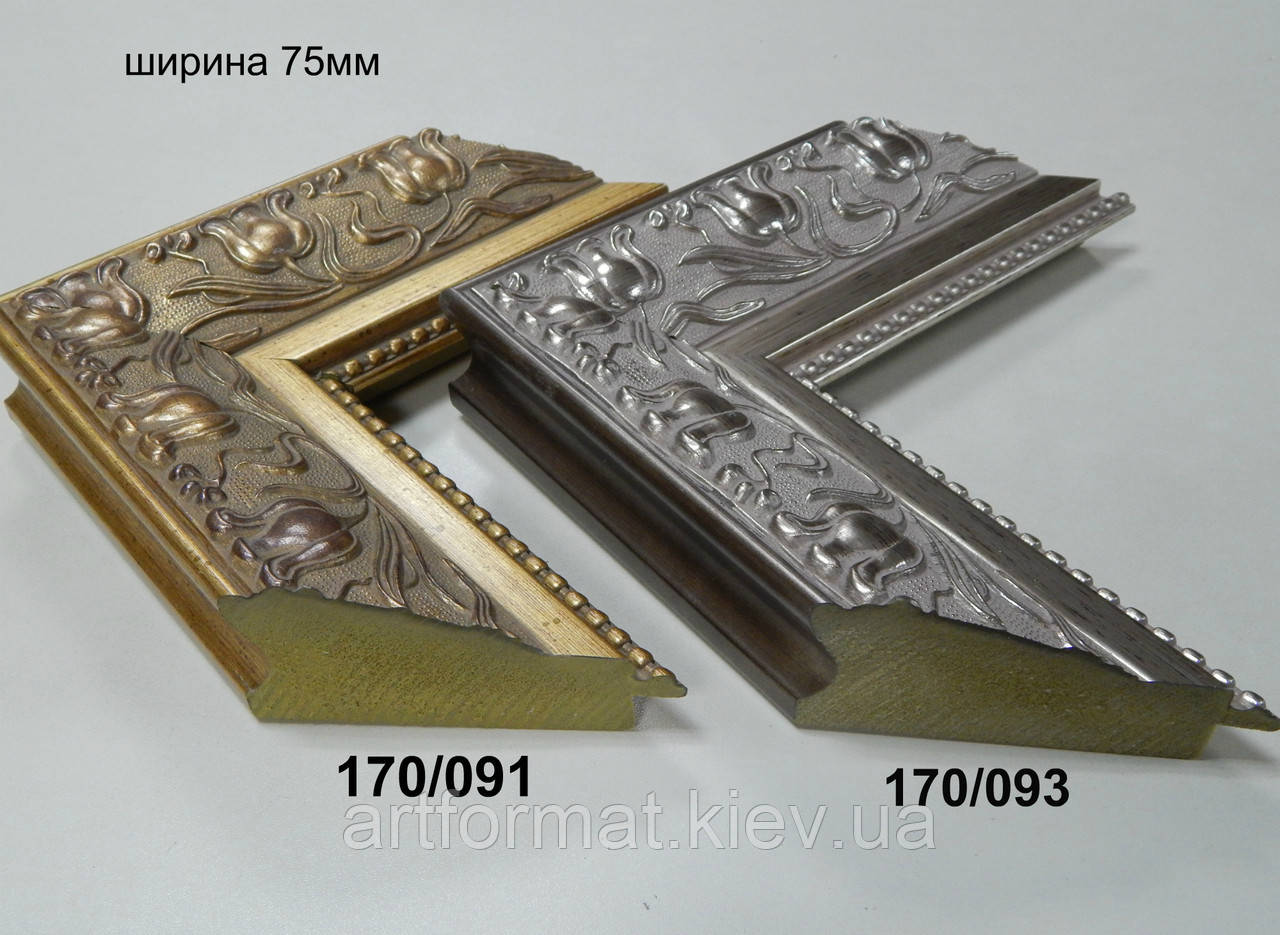 Багет пластиковий 75 мм. Серія 170., фото 1