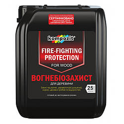 Kompozit Вогнебіозахист для деревини 10л Червоний