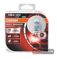 OSRAM Night Breaker UNLIMITED НB4,  2шт , 9006NBU