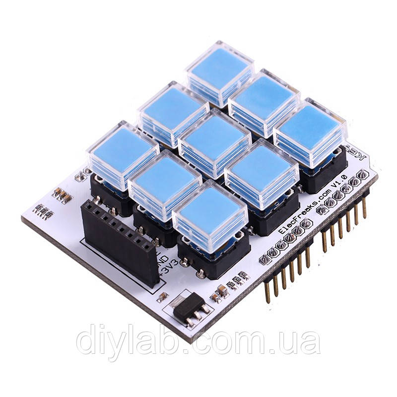 Key Pad Shield 3x3 для Arduino