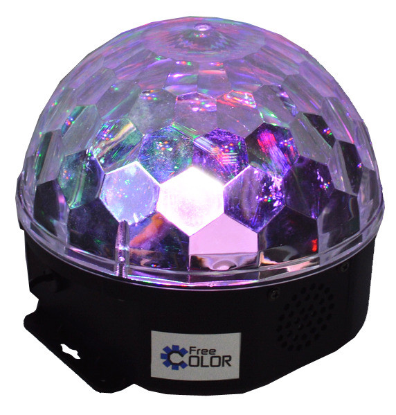 Светодиодный световой прибор диско шар FREE COLOR BALL63 USB mp3 - фото 3 - id-p1003601028