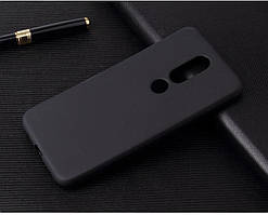 Чохол Soft Touch для Nokia 7.1 силікон бампер чорний