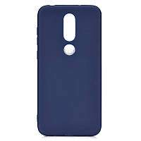 Чохол Soft Touch для Nokia 5.1 Plus / Nokia X5 / TA-1109 силікон бампер темно-синій