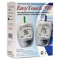 Апарат для вимірювання рівня глюкози та холестерину в крові / Біохімічний аналізатор Ізі Тач (EasyTouch GC)
