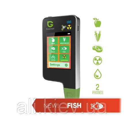 GreenTest ECO 5F Дозиметр, Індикатор жорсткості води Нітрат-Тестер Овочі Фрукти М'ясо Риба