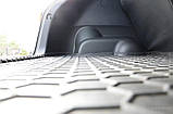 Гумовий килимок багажника Hyundai Santa Fe 2012- (7 місць) (коротка база) Avto-Gumm, фото 4