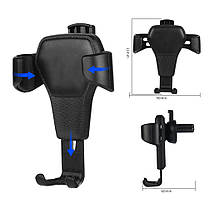 Автотримач для телефона універсальний Satellite Phone Holder Black, фото 2