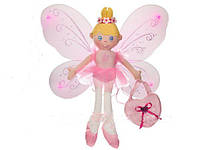 Лялька фея, м'яка, крила для дівчинки, 46 см, планшет (72 шт / ящ) НС011634