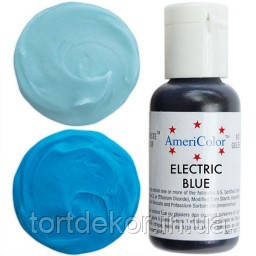 Гелева фарба AmeriColor Блакитний електрик/Electric Blue, 21 г, фото 1