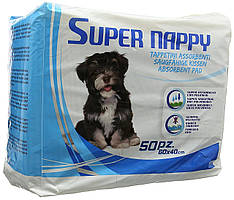 Пелюшки для собак Croci Dog Absorbent Super Nappy 50шт (60 x 40см)