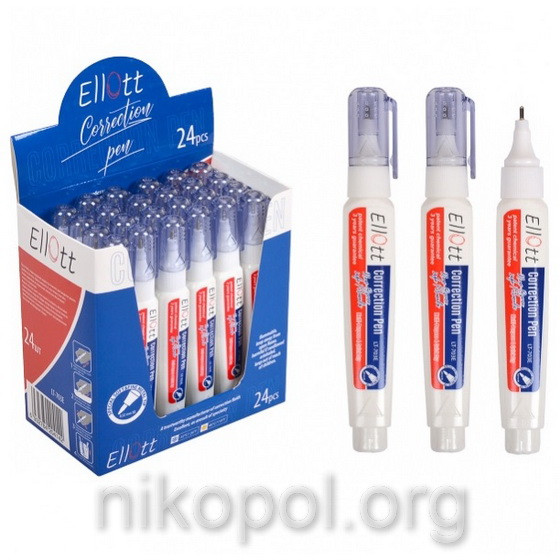 Корректор-ручка "Ellot" LT-703E, фото 1