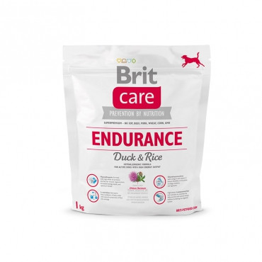 Корм Brit Care Endurance Брит Кеа для активних собак всіх порід з качкою і рисом 1 кг